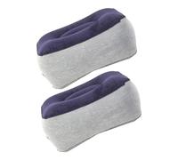 jojofuny 2piezas Cojines Inflables para Pies de Viaje Reposapiés de Avión y Coche Cojín Inflable de Pvc para Asientos de Pasajeros