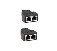 jojofuny 2piezas Conector Divisor De Cable De Unidades Color Hogar Adaptador De Duradero Conector Práctico