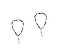 jojofuny 2piezas Cuerda De Teléfono Evil Eye Lanyard Decorativo Para Móvil y Cámara Accesorio De Moda Para Mujeres y Para Bolsos y Claves