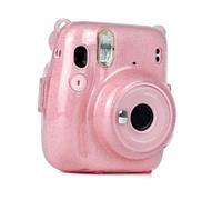 jojofuny 2piezas Funda Protectora Transparentes para Cámara Mini Estilo Chic Resistente Arañazos y Salpicaduras para Fotografía Color Rosa