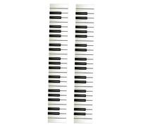 jojofuny 2piezas Pegatinas Para Escaleras De Teclas De Piano Autoadhesivas Impermeables y