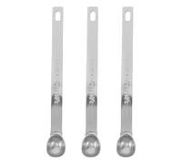 jojofuny 3 cucharas para matcha: cuchara medidora de acero inoxidable de 1,25 ml, medidora rectangular pequeña y plana de 1/4 de cucharadita para hornear en la cocina, té suelto y especias.