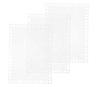 jojofuny 3 piezas Base Transparente Acrílica para Bolso de Ganchillo para Bricolaje Artesanal Base Rectangular para Cesta y Creación de Bolsos