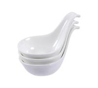 jojofuny 3 Piezas Cuchara para Caviar y Plato de Cerámica Pequeño Negro para Salsa y Condimentos, Contenedor de Aperitivos Adecuado para Restaurante, Catering y Uso Doméstico