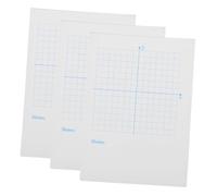 jojofuny 3 Piezas de Notas de Xy Cuaderno de Gráfica para Matemáticas Geometría y Cálculo para Estudiantes y Profesores Diseño y Portátil el Rendimiento Académico Color Blanco