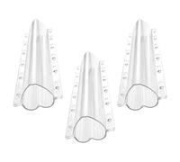 jojofuny 3 Piezas Molde Para Dar Forma a Las Verduras Molde Para Forma a Un Pepino Molde De Crecimiento De La Moldes De Frutas En Forma De Corazón Maceta Ordenador Personal Vegetal