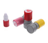 jojofuny 3 piezas Sello para Escuela Pequeño Ergonómico Estampador Fotosensible para Tareas Recompensas Docentes Materiales Escolares Color Aleatorio Color Aleatorio Color Aleatorio