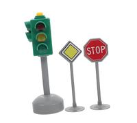 jojofuny 3 Piezas Semáforo De Juguete Pequeña Señal De Stop Mini Semáforo Decoración De Semáforo Semáforos Ferroviarios Semáforo Inteligente Educación Temprana para Abdominales