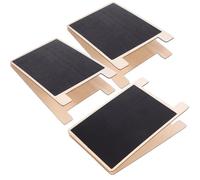 jojofuny 3 Piezas Tableros de Escritura de Madera de de Mesa de Doble Cara Tableros de Mensajes para Oficina Medidas Diseño Elegante y Práctico