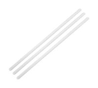 jojofuny 3 Piezas Varilla Agitadora de Vidrio Sólido de 20 Cm, Pulida y Lisa para Promover Disolución Mutua en Laboratorio, Herramienta Transparente para Uso Científico