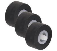 jojofuny 3 Rodillos de Presión para Grabadora de Casete, Accesorio Eje de 13x6,5x2 Cm, Piezas de Repuesto para Audio y Vídeo, Rodillo de Presión de Plástico Resistente para Reparación