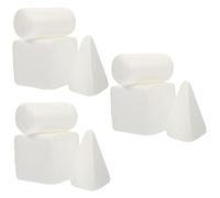jojofuny 3 Series Bloques De Pintura De Espuma Para Blanco Para Manualidades Y Educación Triángulo Cuadrado Y Cilindro Para Proyectos Y Decoración Infantil 3 Piezas*3