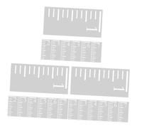 jojofuny 3 Series Regla De Crecimiento De Los Calcomanías De Pared Para Habitaciones De Tabla De Crecimiento De Plantilla De Escala De Gráfico 7 Piezas X 3