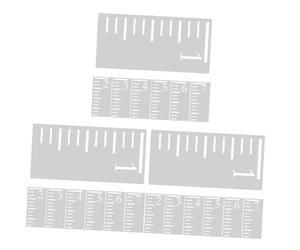 jojofuny 3 Series Regla De Crecimiento De Los Calcomanías De Pared Para Habitaciones De Tabla De Crecimiento De Plantilla De Escala De Gráfico 7 Piezas X 3