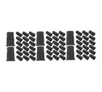 jojofuny 3 Series Tapa De Goma De La Rueda Zócalo De Inserción De Muebles Lanzadores Funda De Rueda Giratoria Vástago Inserta Mangas Castor Provenir Negro Abdominales 20 Piezas*3