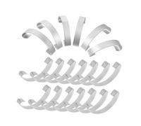 jojofuny 30 Piezas Ganchos de Puerta para Jaulas de Aves y Conejos Acero Resistente Gancho de Tensión para Puerta de Jaula Accesorios Prácticos para Uso Doméstico y Granero