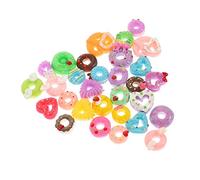 jojofuny 30piezas Accesorios De Donut Para Decoración De Carcasas De Teléfono Lifelike y Para Manualidades