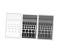 jojofuny 3Hojas Pegatinas de Sombreado LED Adhesivos Opacos para Bloquear Luz Enrutadores y Dispositivos y Uso Hogar Oficina Cine Kindergarten