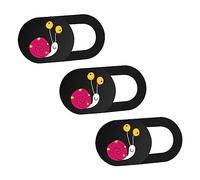 jojofuny 3piezas Cobertura de Privacidad para Cámara Deslizable Diseño de Caracol de Dibujos Animados Protector de Cámara para Portátil y Tableta