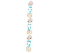 jojofuny 3piezas Gorro De Ganchillo para Bebés Estilo De Pato Donald Accesorios para Fotografía De Recién Nacidos Conjunto De Disfraz Unisex Meses Color Azul