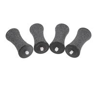 jojofuny 4 Cabezales de Repuesto para Lima Eléctrica para Pies, Rodillo de Repuesto para Eliminar Piel Muerta, Accesorios de Pedicura Compatibles, Herramientas para Callosidades, Cuidado