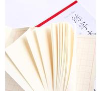 jojofuny 4 Cuadernos de Práctica de Escritura para Papel de Caligrafía Tian Zi Líneas de Campo Tamaño Mediano Papel Opaco Anti-Tinta para Entrenamiento de Caligrafía en Escuela