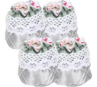 jojofuny 4 Fundas para Patas de Silla y Mesa, Calcetines para Patas de Muebles, Resistentes al Desgaste, Silenciosos, Elásticos y Lavables, Protector para Sillas, Taburetes y Mesas en