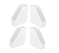 jojofuny 4 piezas Caja Archivadora de Organizador de Archivos Portátil para Oficina y Sistema de Almacenamiento Colapsable Diseño y Material Plástico Resistente