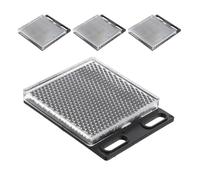 jojofuny 4 Piezas de Paneles Reflectantes para Sensor Fotoeléctrico Reflector de Seguridad Vial Alta Reflectividad Compatible Dispositivos Fotoeléctricos Accesorios Reflectantes para