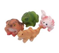 jojofuny 4 Piezas Figuras Miniatura de Lagartos de Resina Decoración Realista para Acuarios y Jardines Miniatura Adornos para Tartas y Terrarios Figuras Educativas y Duraderas para