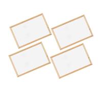 jojofuny 4 Piezas Mesa Pizarra Blanca Pequeña Reutilizable Escritorio Tablero Seco Escritura Dibujo Oficina Escuela