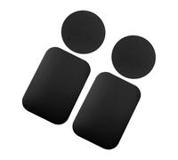 jojofuny 4 Piezas Placas Magnéticas Adhesivas para Funda Móvil de Negro Mate Compatibles con Soportes Magnéticos para Coche Fáciles de Instalar y Usar y Ligeras y Aplicables