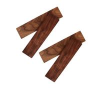 jojofuny 4 Piezas Tablero Madera Nogal Resistente Deformación sin Acabado y Carpintería Uso Manual Hogar y Bricolaje