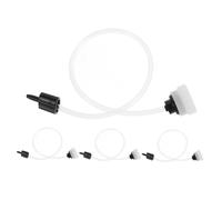 jojofuny 4 piezas Tubos Flexibles para Envasadora al Vacío Mangueras de Repuesto para Máquina Sellado Vacío Compatible con Envasadoras Domésticas y Comerciales Accesorios para Sellado y