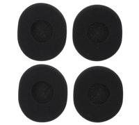 jojofuny 4 Piezas Unidades Fundas Protectoras para Auriculares Almohadillas Compatibles Cubiertas Auriculares Negras Aislamiento de Ruido y Fácil Instalación