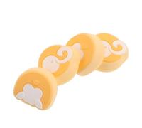 jojofuny 4 Tapas Protectoras de Silicona para Joystick de Switch, Antideslizantes y Flexibles, Diseño de Calavera para Controladores, Cubiertas Resistentes para Uso en Juegos