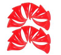 jojofuny 40 Unidades Diadema y Manualidades Cuernos de Demonio de Plástico Rojo para Halloween, Accesorios Ligeros para Disfraces en Actividades Familiares
