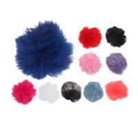 jojofuny 40piezas Parabrisas De Micrófono De Piel Cubierta Antiviento Para Micrófono Lavalier Funda De Piel Suave Para Uso Interior y Exterior Reducción De Ruido y Protección Del Sonido