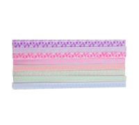 jojofuny 480 Piezas Papel para Manualidades Estrellas Brillantes Oscuridad, Papel Plegable Patrón de Purpurina, Resistente Proyectos DIY y Decoraciones Festivas Color Color Aleatorio