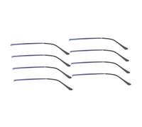 jojofuny 4pares Patas De Gafas Metálicas Para Reemplazo De Anteojos y Gafas Color Azul Accesorios De Bricolaje