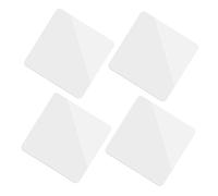 jojofuny 4piezas Accesorios para Tableros Fotográficos Tablero De Espejo Reflectante Blanco Accesorios Fotográficos Acrílicos Fondo Decoración Hogar Suministros para Maquillaje y Fotografía