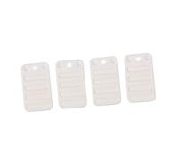 jojofuny 4piezas Almohadillas Niveladoras De Muebles Cuñas para Estabilizar Sofás y Mesas Ajustables y Resistentes Blanco