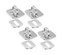 jojofuny 4piezas Anclaje Seguridad Tabletas Placa Anclaje Candado Cable Accesorio Bloqueo