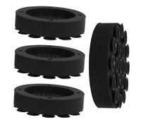 jojofuny 4Piezas Vibration Pads For Washing Machine Non Slip Stabilizing Feet Durable Plastic Height Adjustable Design For Enhanced Stability and Noise Reduction