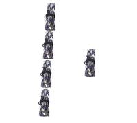 jojofuny 5 Piezas Estuche de Lápices Roll Up de Estilo Chino Bolso de Lápices de Gran Capacidad Organizador de Bolígrafo Portátil y Rotuladores