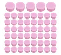 jojofuny 50 Cojinetes Giratorios de Bolas Rosa para Manualidades, Base Giratoria Mini para Bricolaje, Adornos de Arcilla, Molinos de Viento y Accesorios Decorativos, Piezas DIY