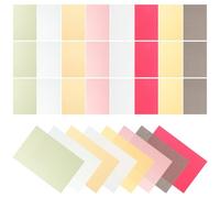 jojofuny 50 Hojas de Papel de Calco de Colores para Dibujo Artístico, Transferencia y Caligrafía, Papel de Sulfato para Lápiz, Bolígrafo y Marcador en Arte y Bocetos