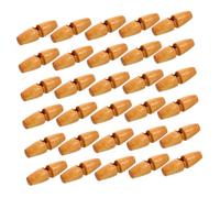 jojofuny 50 Piezas Botones de Madera Vintage para Chaquetas y Abrigos Diseño de con Borde Paquete de Fáciles de Coser para Proyectos de Manualidades y Ropa Estilo Retro