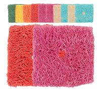 jojofuny 50 Piezas de Juguetes para Masticar de Lufa Natural para Pequeños Herbívoros y Chinchillas, Cuidado Dental y Limpieza de Dientes, Adecuado para Juegos de Mascotas Color Aleatorio
