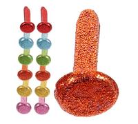 jojofuny 50 piezas Sujetadores de Papel Mini Brads Metálicos para Manualidades Scrapbooking Decoración DIY con Dos Patas Coloridas